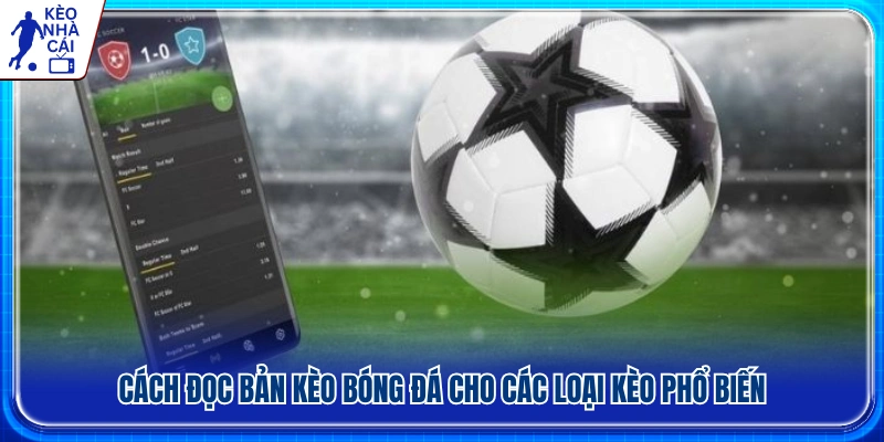 Hướng dẫn cách đọc kèo bóng đá theo từng loại kèo 